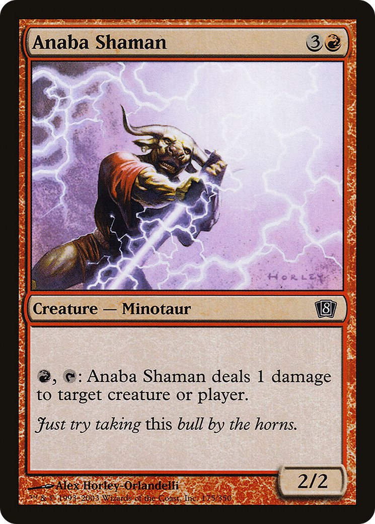 Anaba Shaman [Eighth Edition] Foil