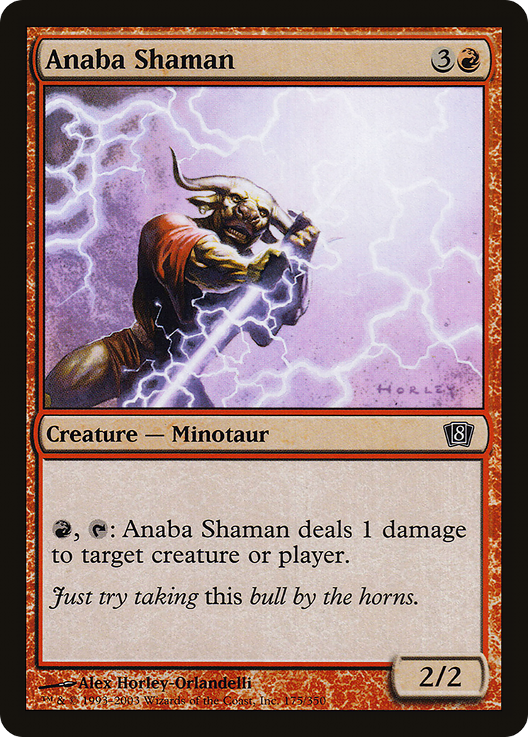 Anaba Shaman [Eighth Edition] Foil