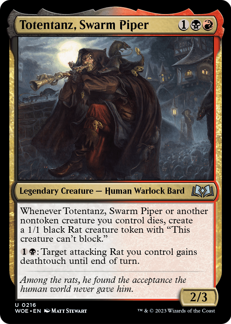 Totentanz, Swarm Piper [Wilds of Eldraine] Foil