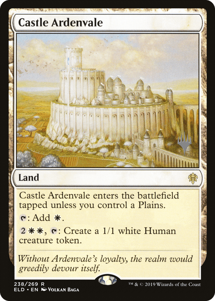 Castle Ardenvale (Promo Pack) [Throne of Eldraine Promos] Foil