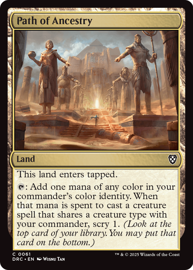 Path of Ancestry (-061) [Commander: Aetherdrift]