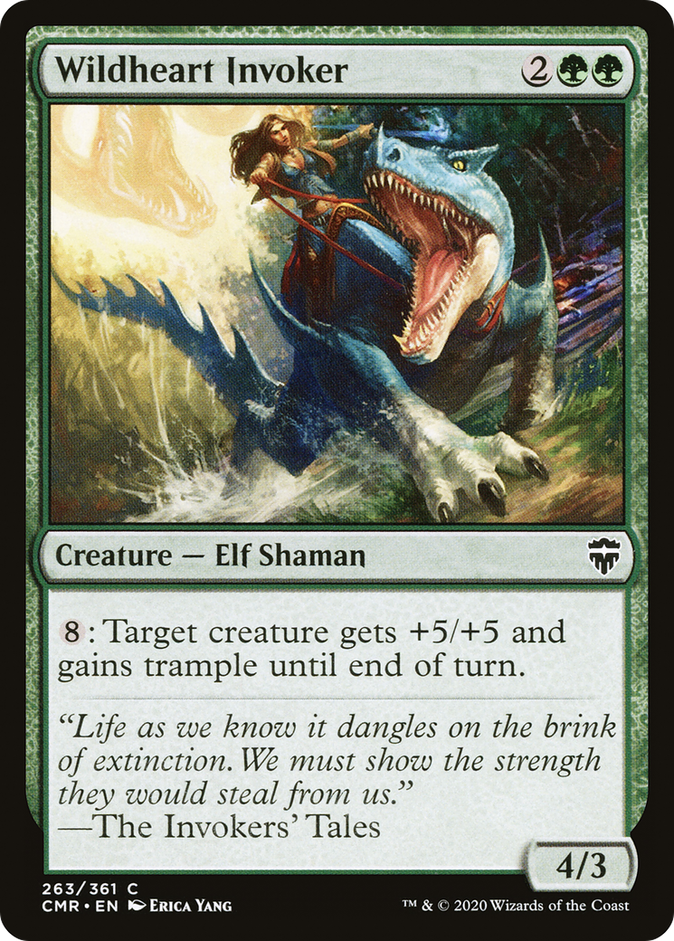 Wildheart Invoker [Commander Legends] Foil