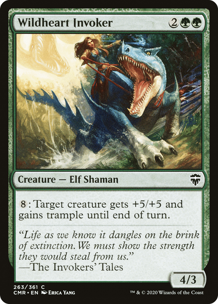 Wildheart Invoker [Commander Legends] Foil