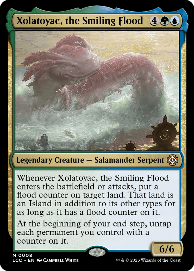 Xolatoyac, the Smiling Flood [The Lost Caverns of Ixalan Commander] Foil