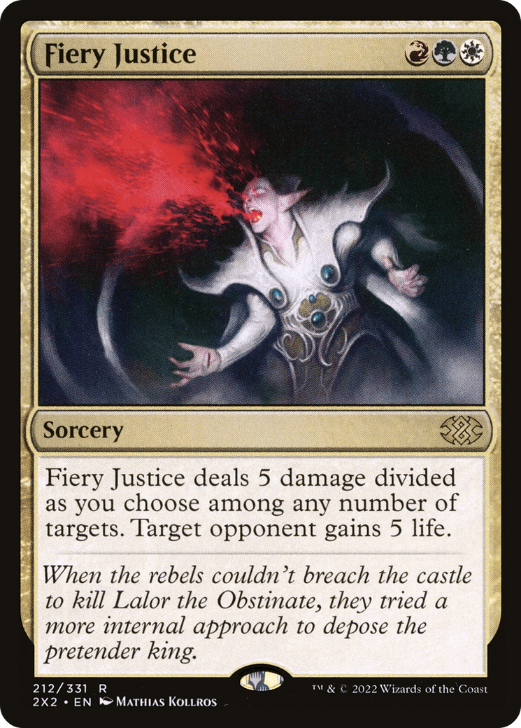 Fiery Justice [Double Masters 2022] Foil