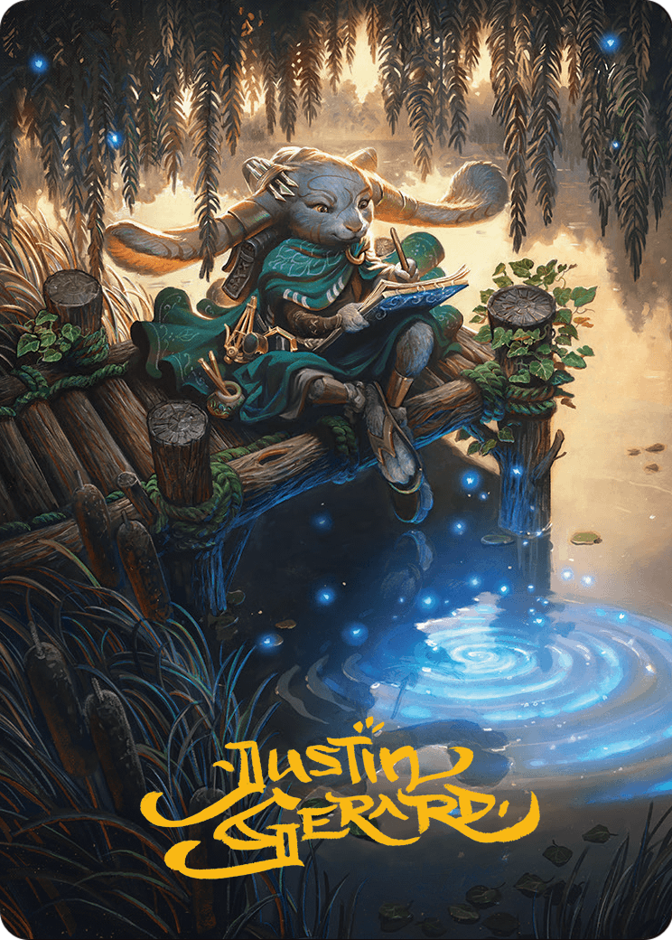 Tamiyo, Field Researcher // Tamiyo, Field Researcher (ABLB-054) - Bloomburrow Art Series (Borderless) Foil