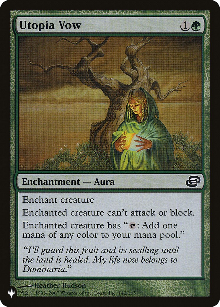 Utopia Vow |  (PLC-142) [The List]
