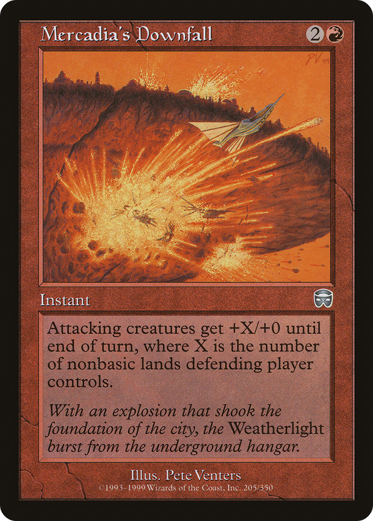 Mercadia's Downfall [Mercadian Masques] Foil