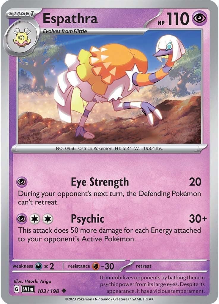 Espathra 103- SV01 Scarlet & Violet Base Set Reverse Holofoil