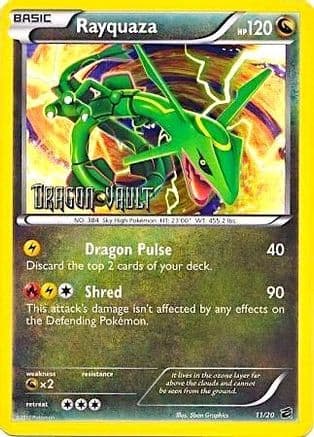Rayquaza (Dragon Vault) 11/20 - Blister Exclusives Holofoil
