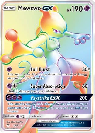 Mewtwo GX (76/73) [Sun & Moon: Shining Legends]