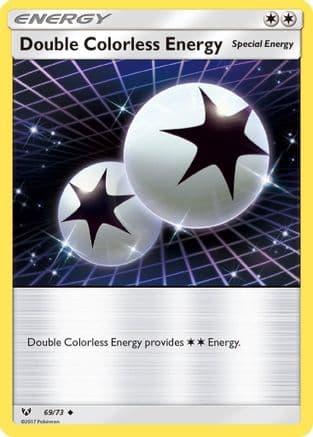 Double Colorless Energy 069  - Reverse Holofoil Shining Legends - Uncommon