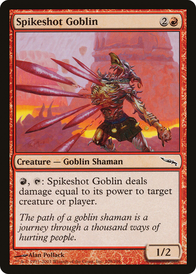 Spikeshot Goblin [Mirrodin] Foil