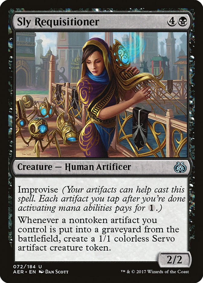 Sly Requisitioner 72/184 (Aether Revolt)  - Foil
