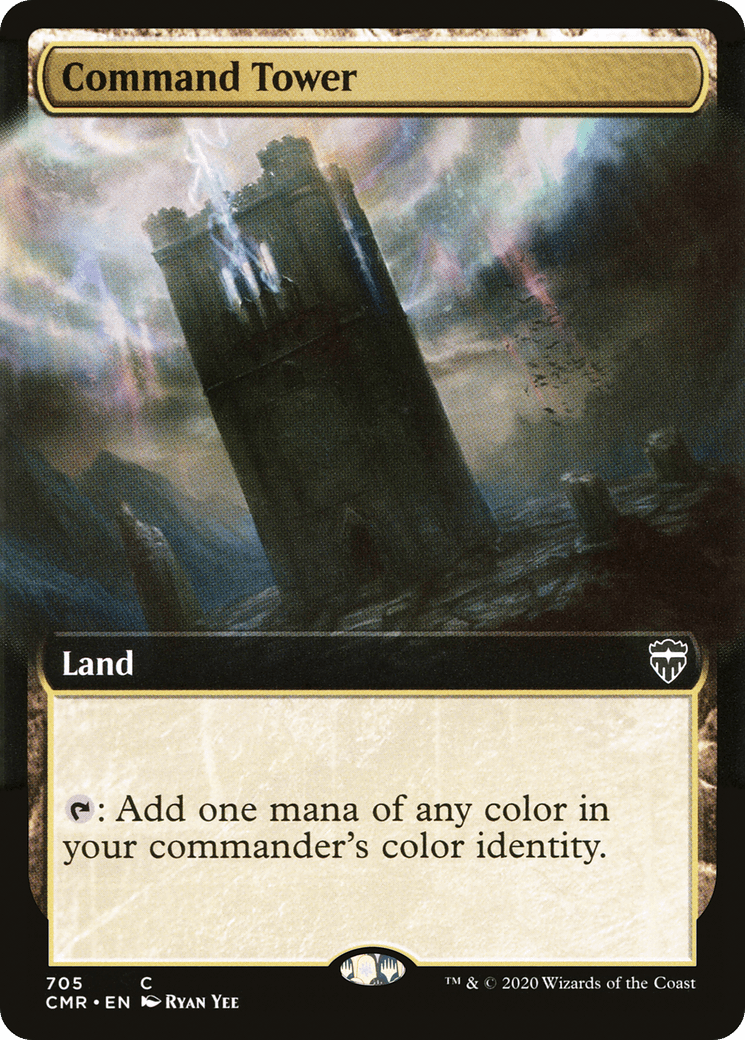 Command Tower (Extended Art) [Commander Legends] Foil