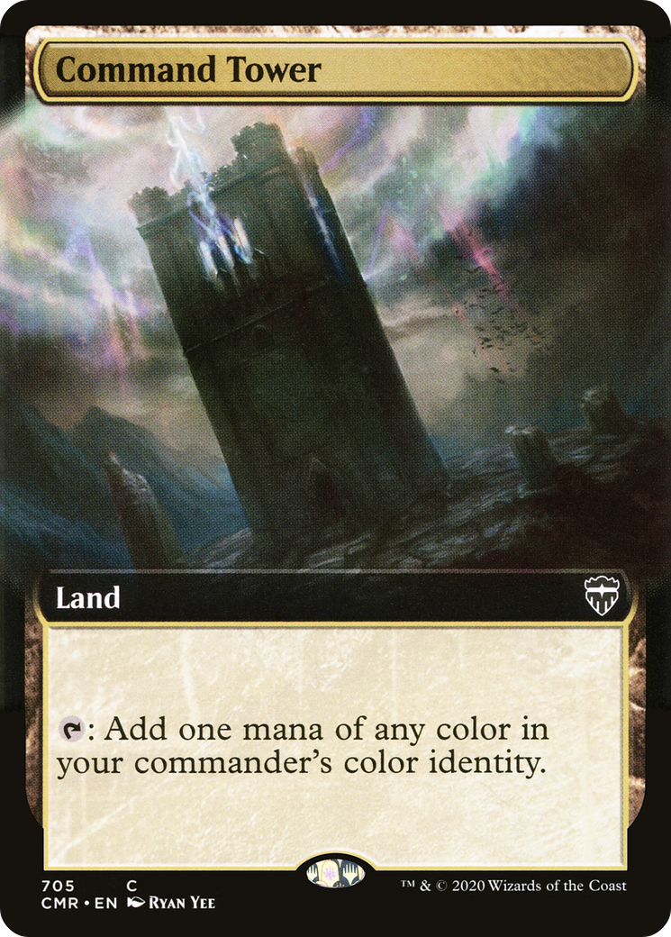 Command Tower (Extended Art) [Commander Legends] Foil