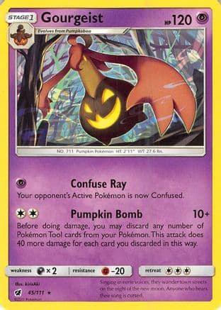 Gourgeist 45/111 - SM  Crimson Invasion Reverse Holofoil