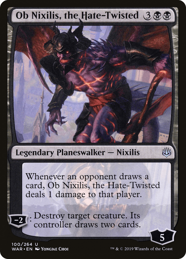 Ob Nixilis, the Hate-Twisted [War of the Spark] Foil