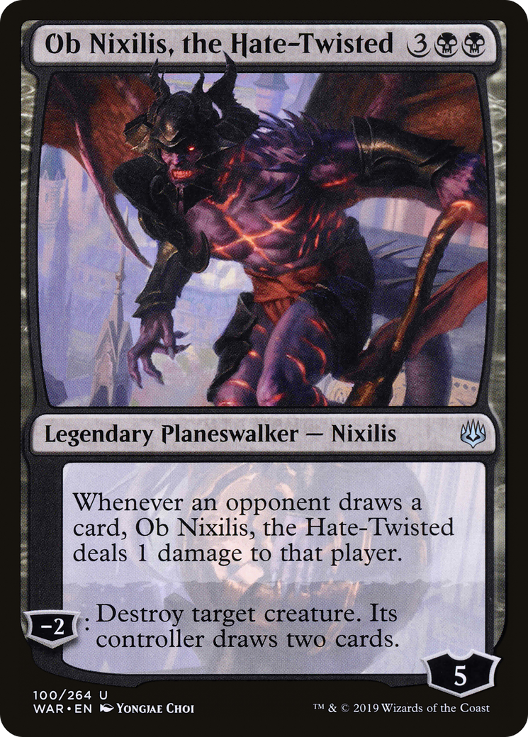Ob Nixilis, the Hate-Twisted [War of the Spark] Foil