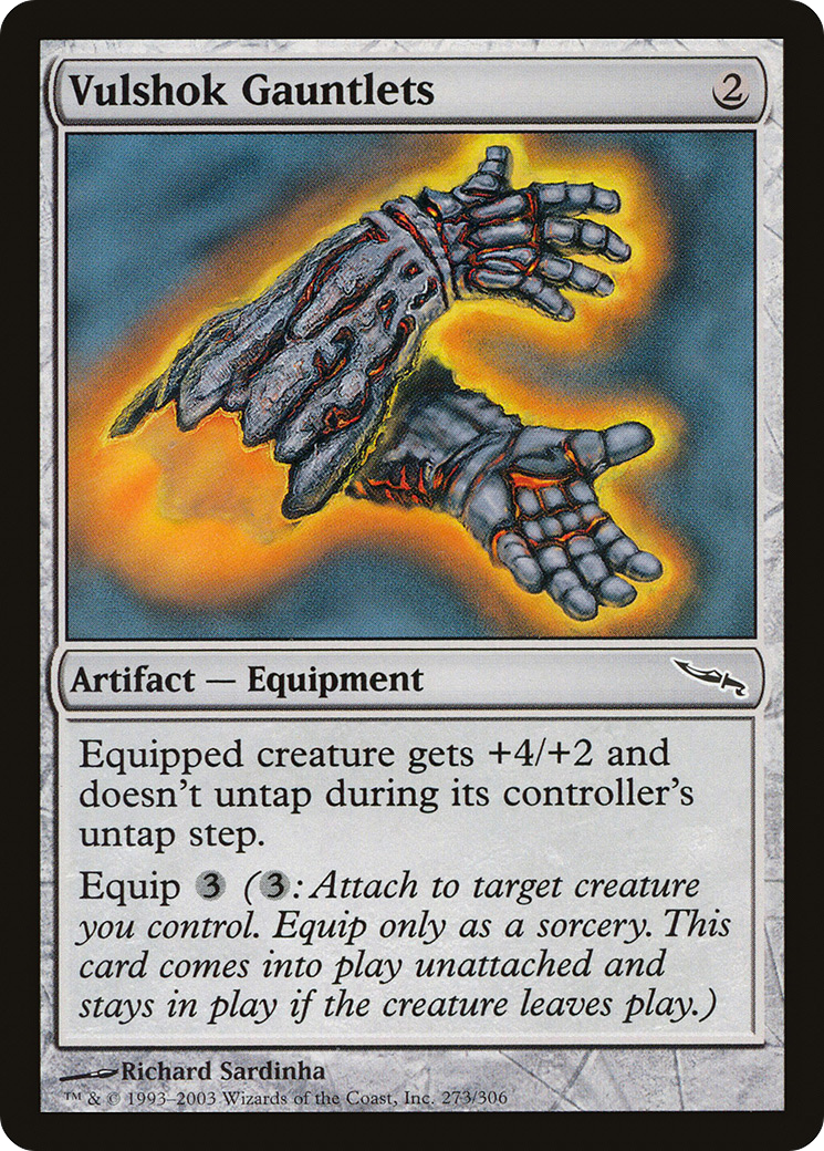 Vulshok Gauntlets [Mirrodin] Foil
