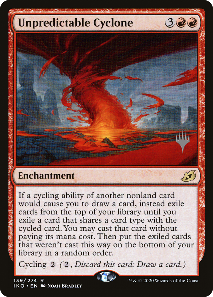 Unpredictable Cyclone (Promo Pack) [Ikoria: Lair of Behemoths Promos] Foil