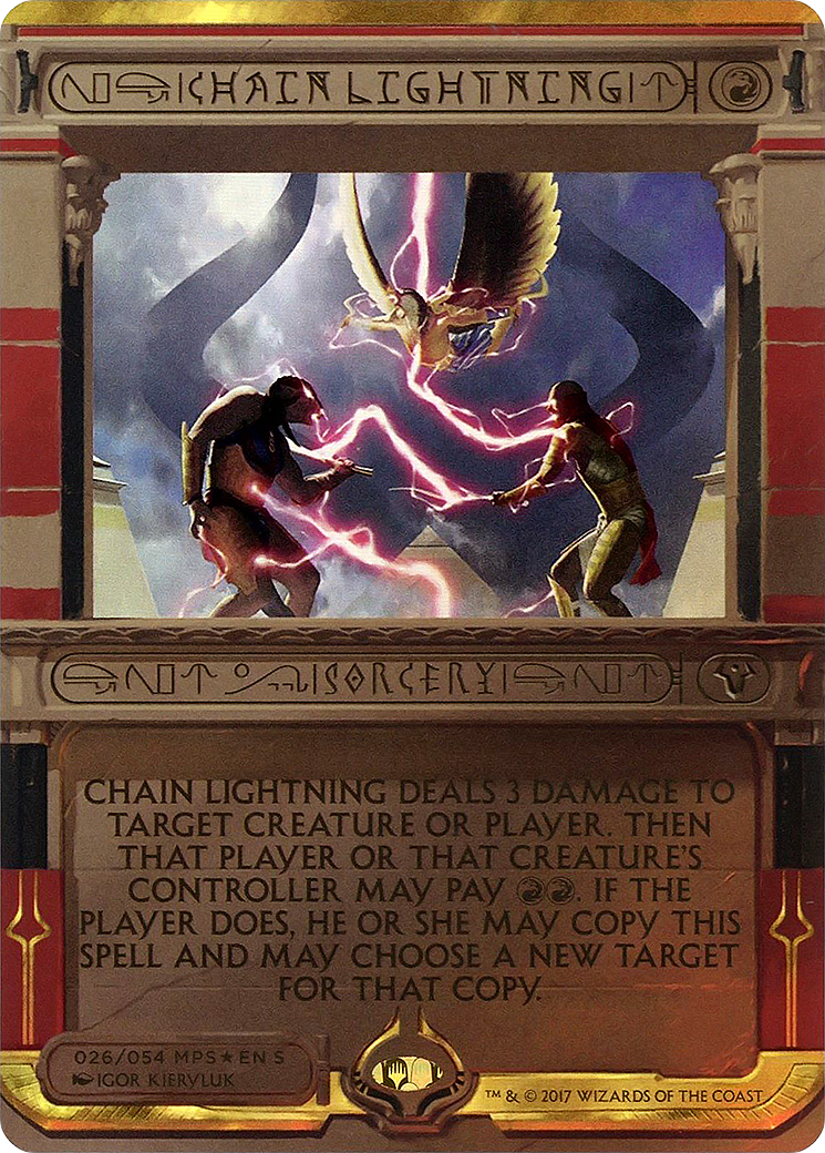 Chain Lightning (Invocation) [Amonkhet Invocations]