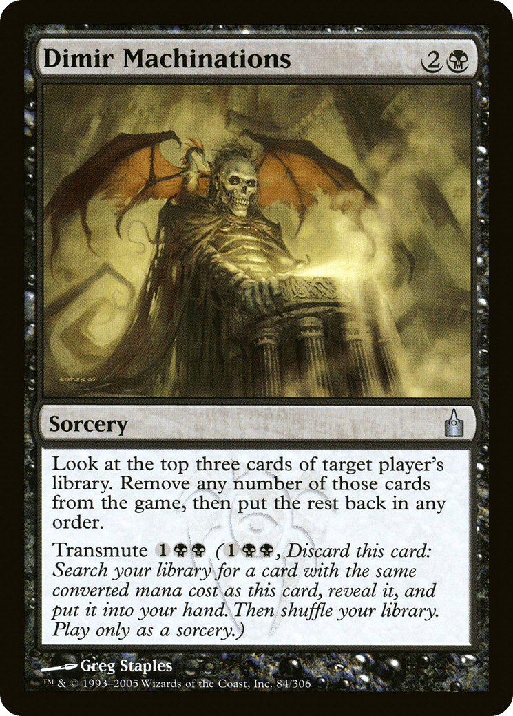 Dimir Machinations [Ravnica: City of Guilds] Foil