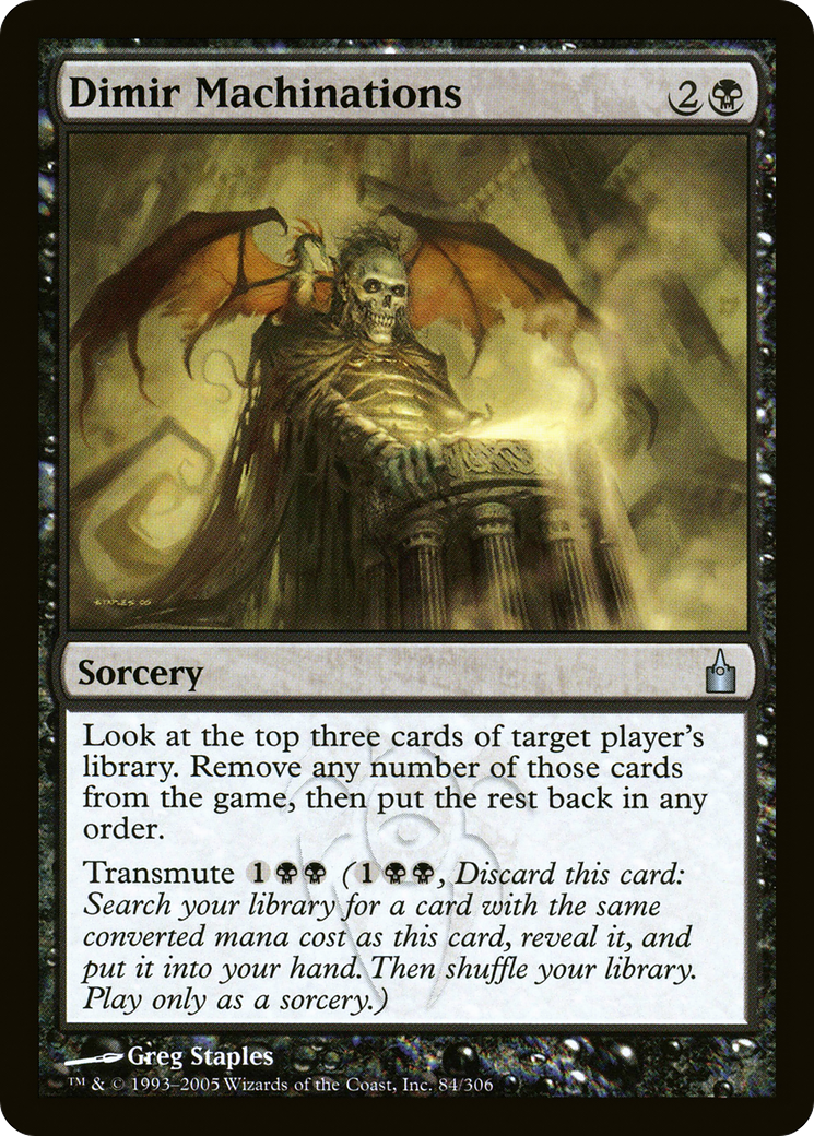 Dimir Machinations [Ravnica: City of Guilds] Foil