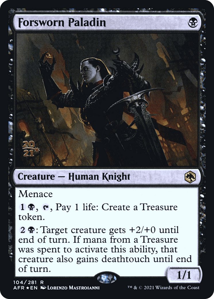 Forsworn Paladin [Dungeons & Dragons: Adventures in the Forgotten Realms Prerelease Promos]