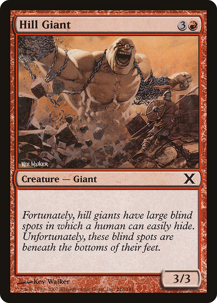 Hill Giant [Tenth Edition] Foil