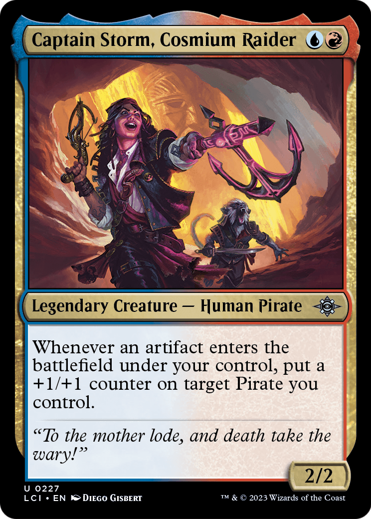 Captain Storm, Cosmium Raider [The Lost Caverns of Ixalan] Foil