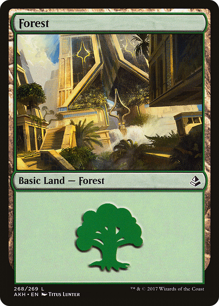 Forest (268) [Amonkhet] Foil