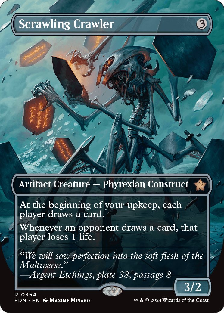 Scrawling Crawler (FDN-354) - Foundations (Borderless)