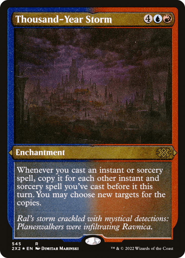 Thousand-Year Storm (Foil Etched) |  Foil (545) [Double Masters 2022]