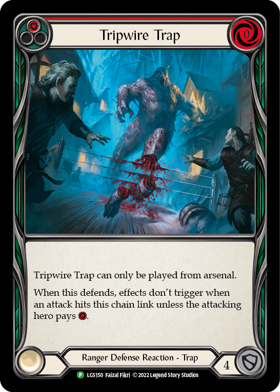 Tripwire Trap (Red) [LGS150] (Promo)  Rainbow Foil