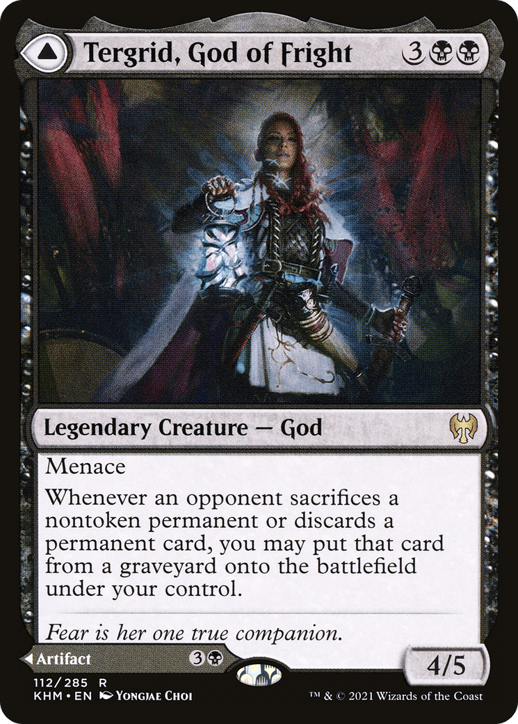 Tergrid, God of Fright // Tergrid's Lantern [Kaldheim] Foil