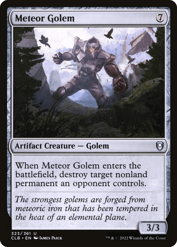 Meteor Golem [Commander Legends: Battle for Baldur's Gate]