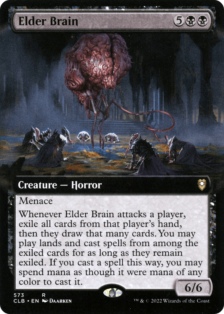 Elder Brain (Extended Art) [Commander Legends: Battle for Baldur's Gate] Foil