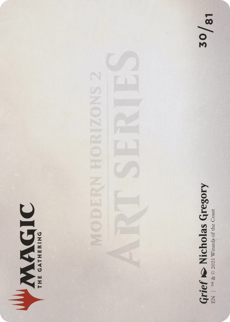 Grief // Grief (AMH2-030) - Modern Horizons 2 Art Series (Borderless) Foil