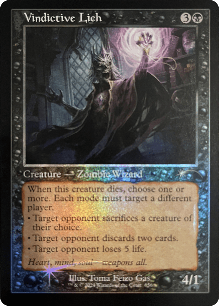 Vindictive Lich (Retro Frame) (856) [Secret Lair Drop Series]  Foil