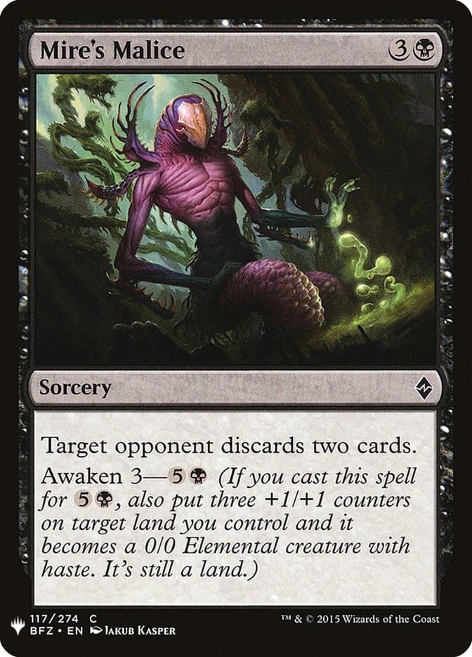 Mire's Malice |  (BFZ-117) [The List]