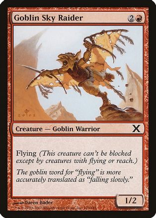 Goblin Sky Raider |  Foil (210) [10th Edition]