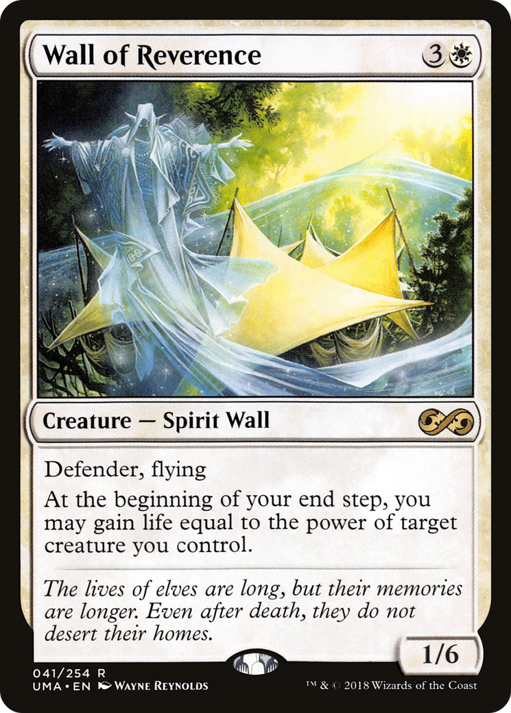 Wall of Reverence [Ultimate Masters] Foil