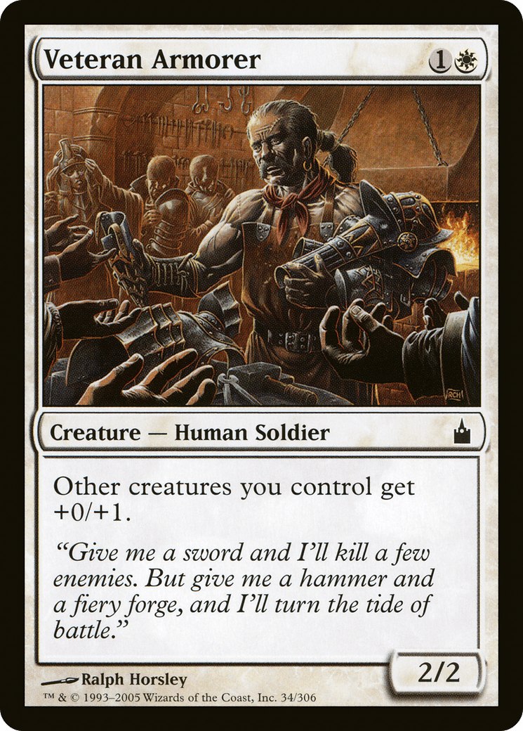 Veteran Armorer [Ravnica: City of Guilds] Foil