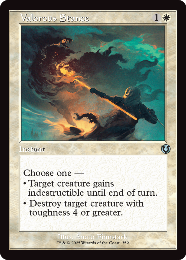 Valorous Stance (Retro Frame) (-352) [Innistrad Remastered]