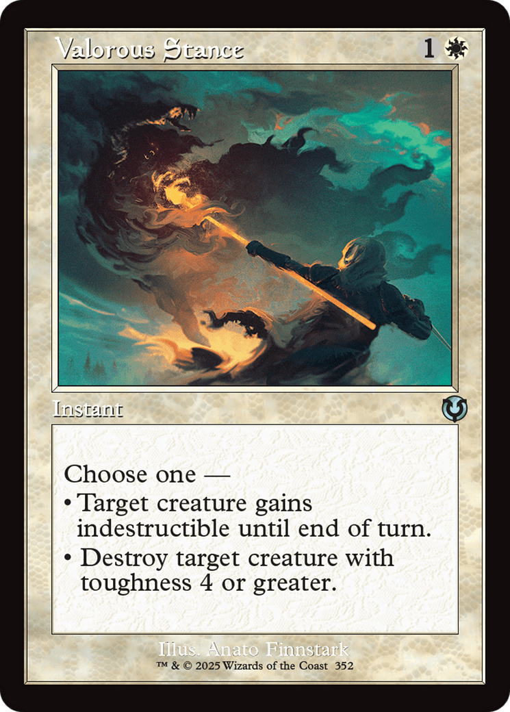 Valorous Stance (Retro Frame) (-352) [Innistrad Remastered]