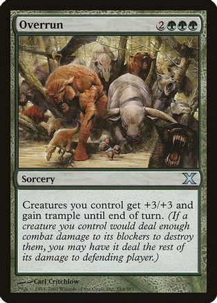 Overrun |  Foil (284) [10th Edition]