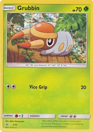 Grubbin 2/12 - McDonalds Promos 2017 Holofoil