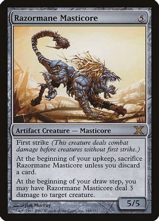 Razormane Masticore |  Foil (340) [10th Edition]