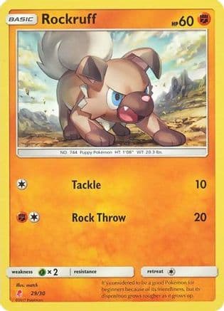 Rockruff (#) 29- SM Trainer Kit Lycanroc & Alolan Raichu